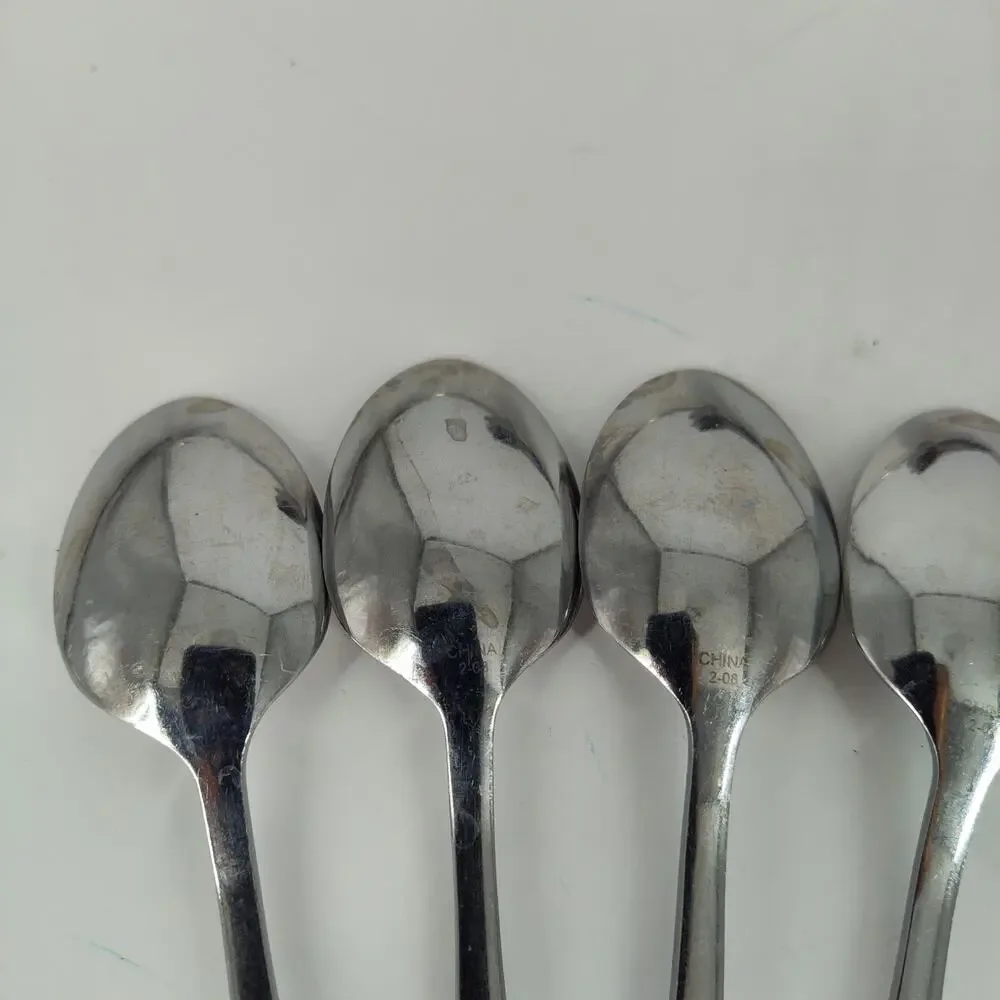 5X Tsp Oneida MOONCREST JENNIFER LUANN TRISTA Stainless TEASPOONS Flatware